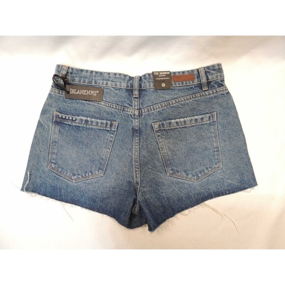 Blank NYC The Barrow Vintage High Rise Button Fly Shorts Sz. 28 NWT - Picture 2 of 8